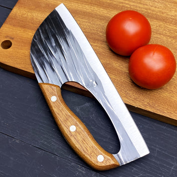 8.62-Inch Ergonomic Forged Stainless Steel Kitchen Knife – Perfect for Meat, Vegetables & Fruits