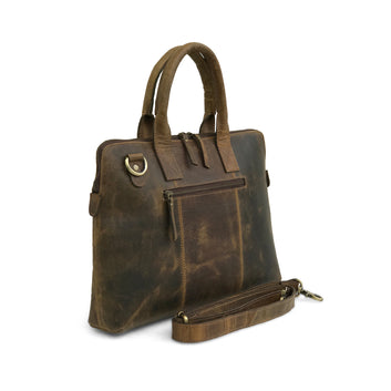Handmade Real Leather Messenger Bag | Full Grain Leather Bag