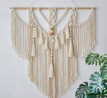 Ramsam Trends Boho Chic Macrame Wall Hanging - Handmade Nordic Tapestry