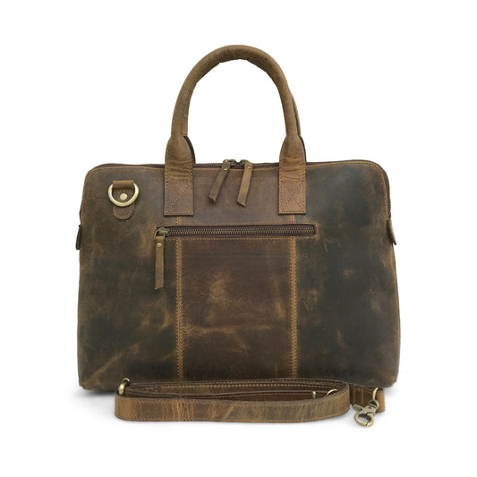 Handmade Real Leather Messenger Bag | Full Grain Leather Bag