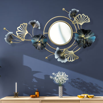 Ramsam Trends Chic Floral Metal Wall Mirror