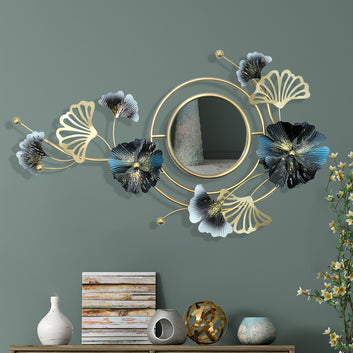 Ramsam Trends Chic Floral Metal Wall Mirror