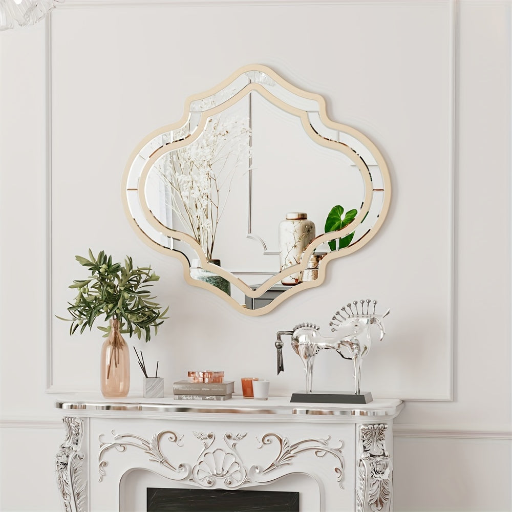 Ramsam Trends Irregular Silver Wall Mirror