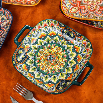 Ramsam Trends Bohemian Style Ceramic Serving Tray