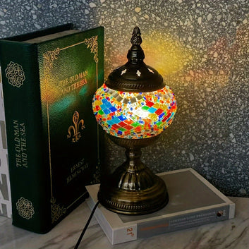 Ramsam Trends Bohemian Mosaic Glass Table Lamp