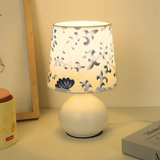 Ramsam Trends Modern Ceramic Table Lamp with Linen Shade