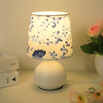 Ramsam Trends Modern Ceramic Table Lamp with Linen Shade