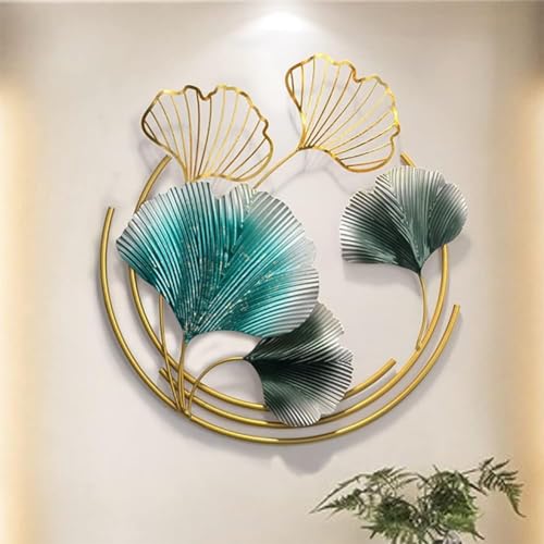 Handmade Wall Sculpture Metal Art - Ginkgo Leaves Biloba